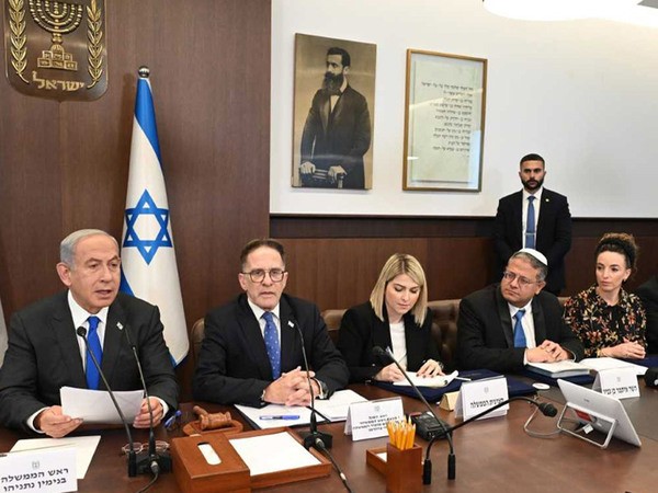 Sitzung des Kabinetts mit Premierminister Netanyahu 